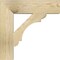 Ekena Millwork Olympic Block Rough Sawn Bracket, Douglas Fir, 4"W x 18"D x 18"H BKT04X18X18OLY05RDF - alternate 3